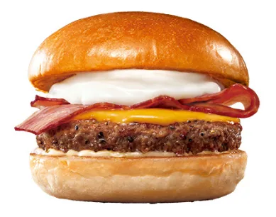 ロッテリアの絶品ベーコンチーズバーガー