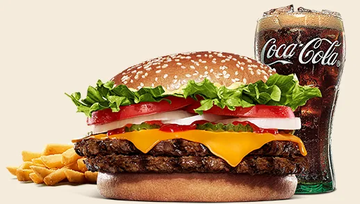 バーガーキングのダブルワッパーチーズ