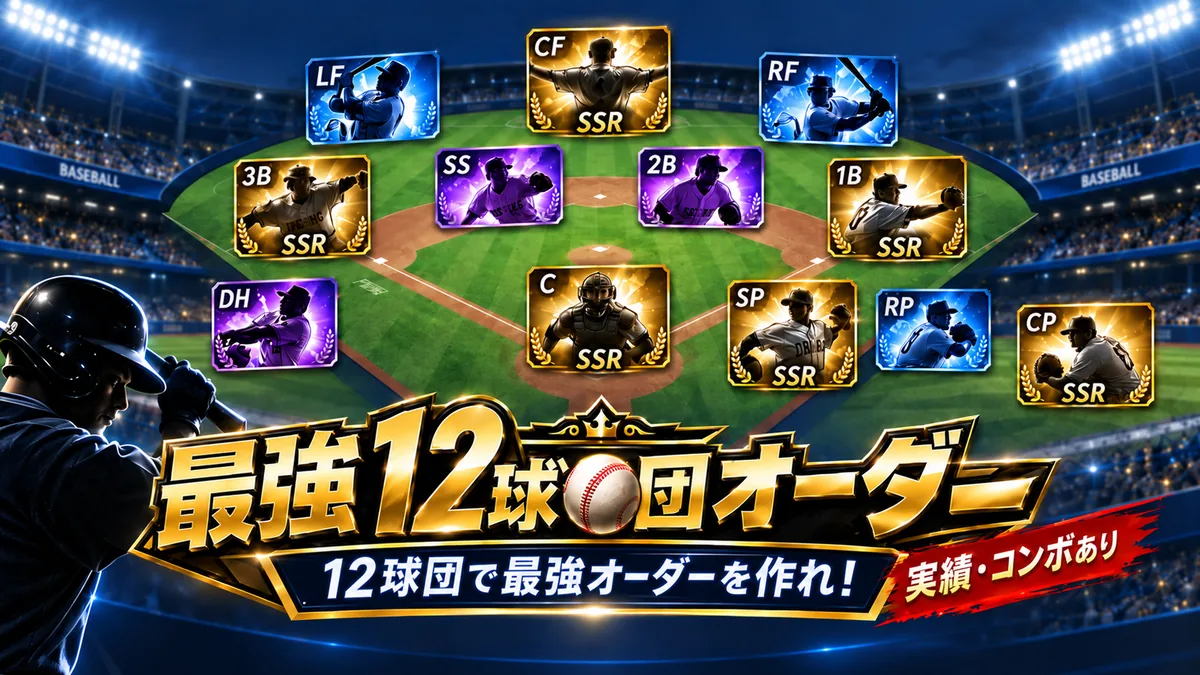 最強12球団オーダーをつくろう
