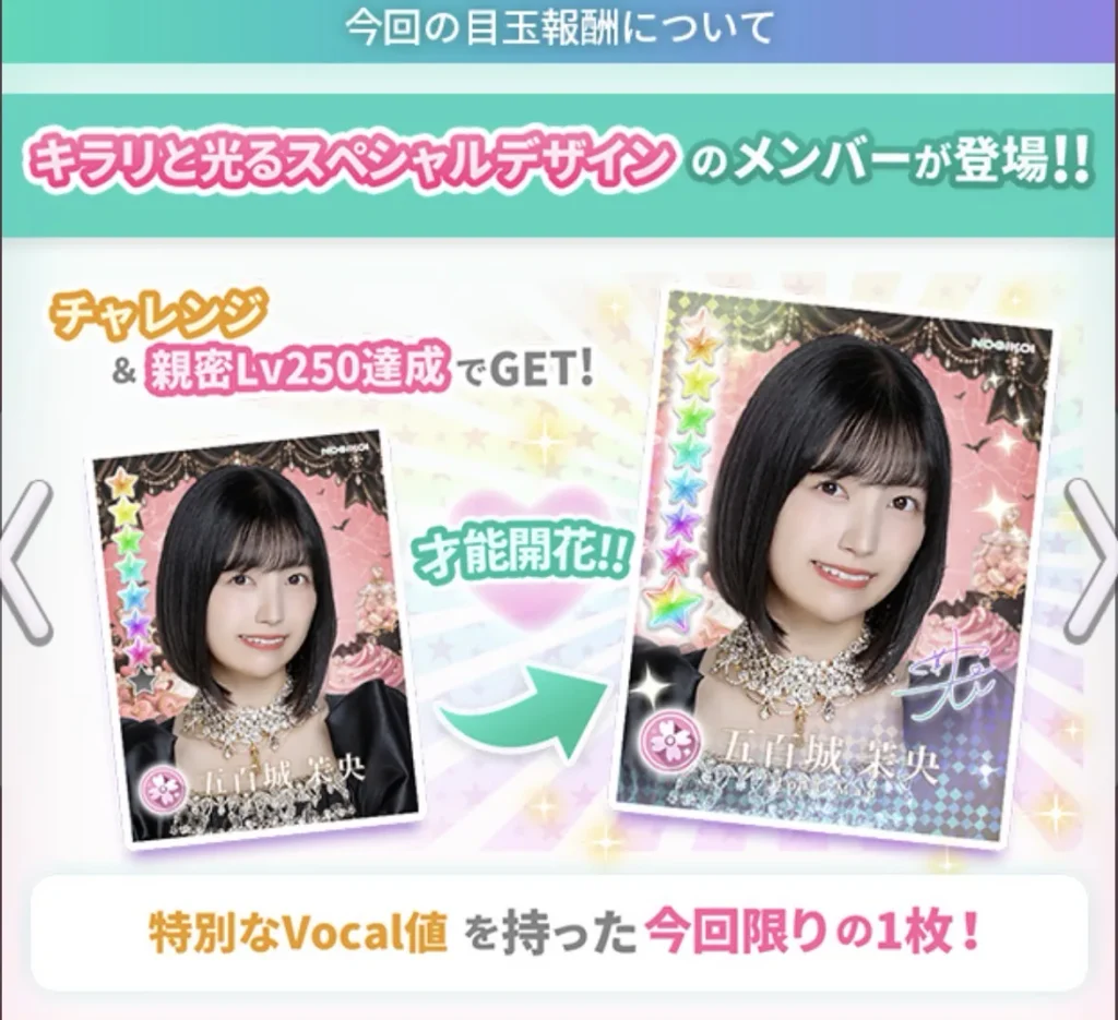 「TRICK or LOVE 恋はイタズラのふりをして」の目玉報酬